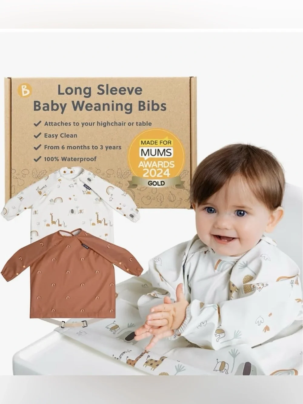 Bibado Baby Smock 2 Pack